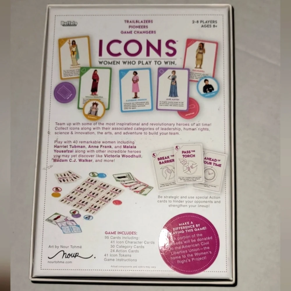 Icons board game  women who play to win